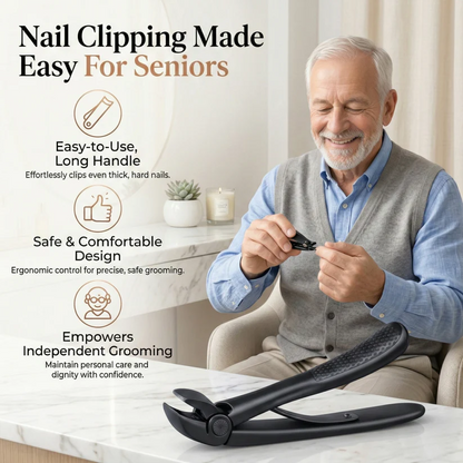 EldyLux® Nail Clipper for Seniors | Cuts Thick Nails With Less Effort
