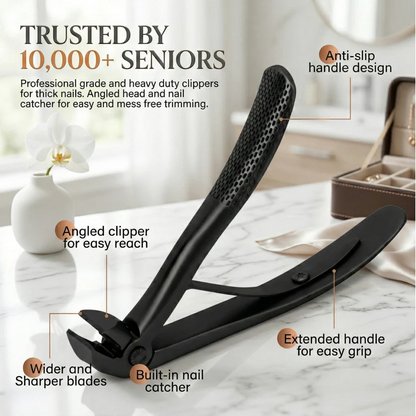 EldyLux® Nail Clipper for Seniors | Cuts Thick Nails With Less Effort