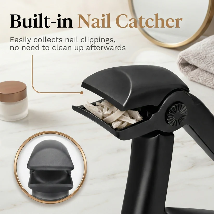 EldyLux® Nail Clipper for Seniors | Cuts Thick Nails With Less Effort