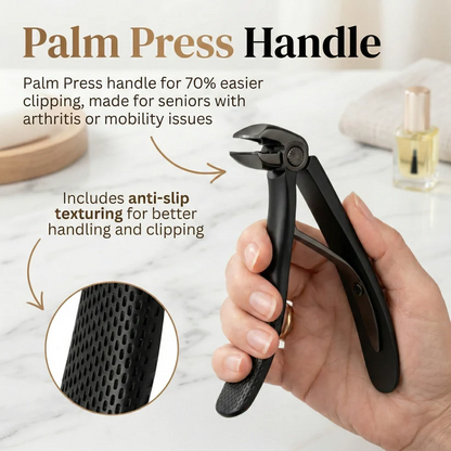 EldyLux® Nail Clipper for Seniors | Cuts Thick Nails With Less Effort