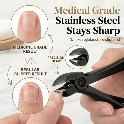 EldyLux® Nail Clipper for Seniors | Cuts Thick Nails With Less Effort